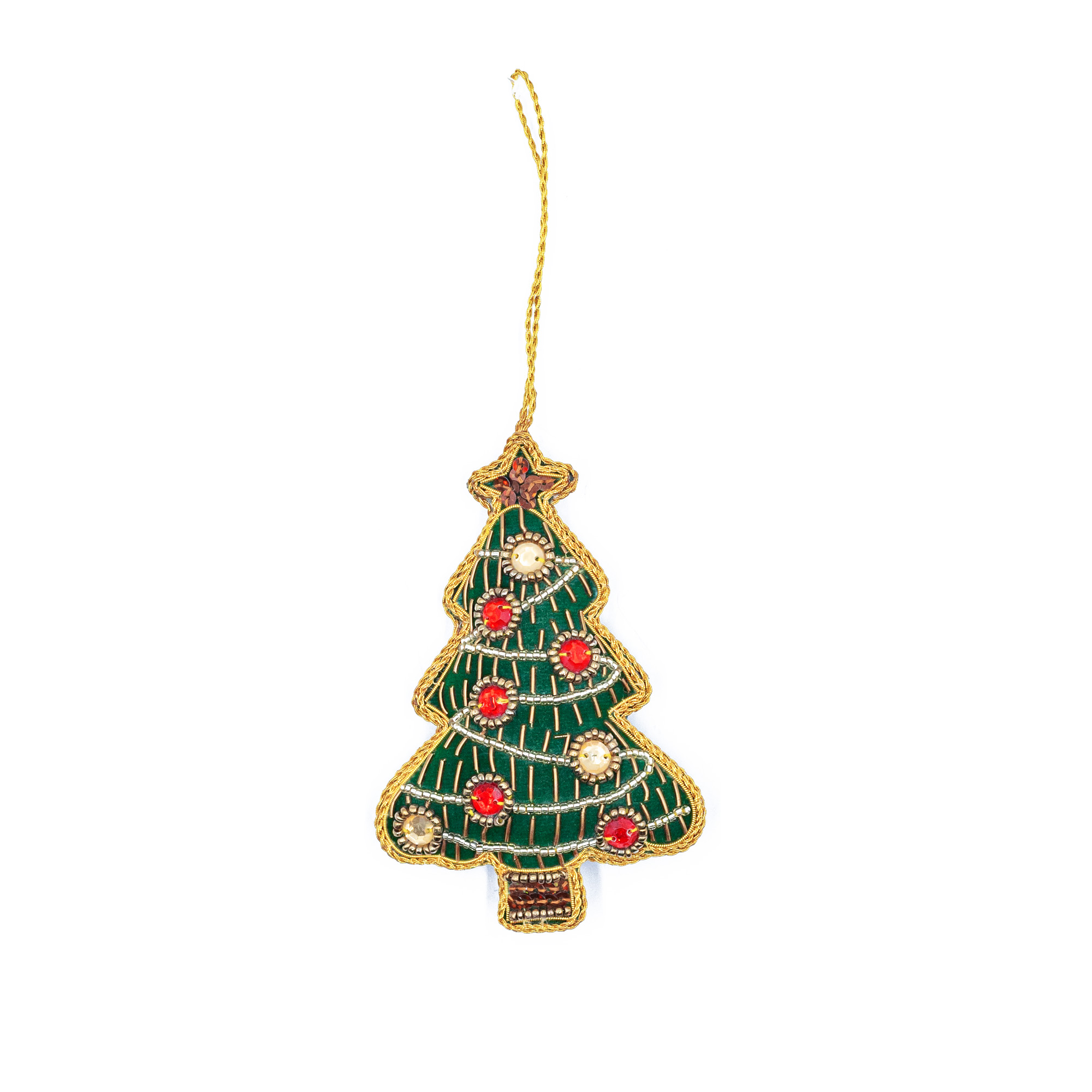 Fabric christmas decoration Tree, Green